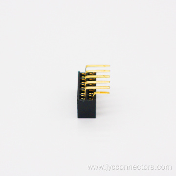 Double row long pin female connector